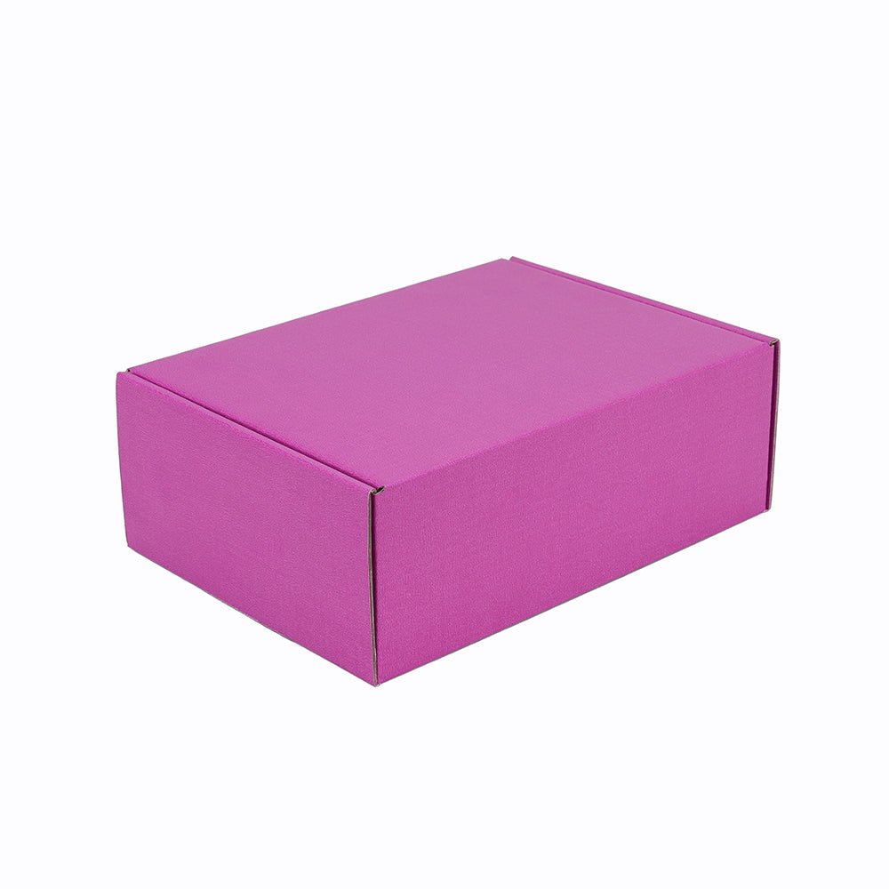 220 x 160 x 77mm A5 Premium Tuck Full Purple Postal Box B270