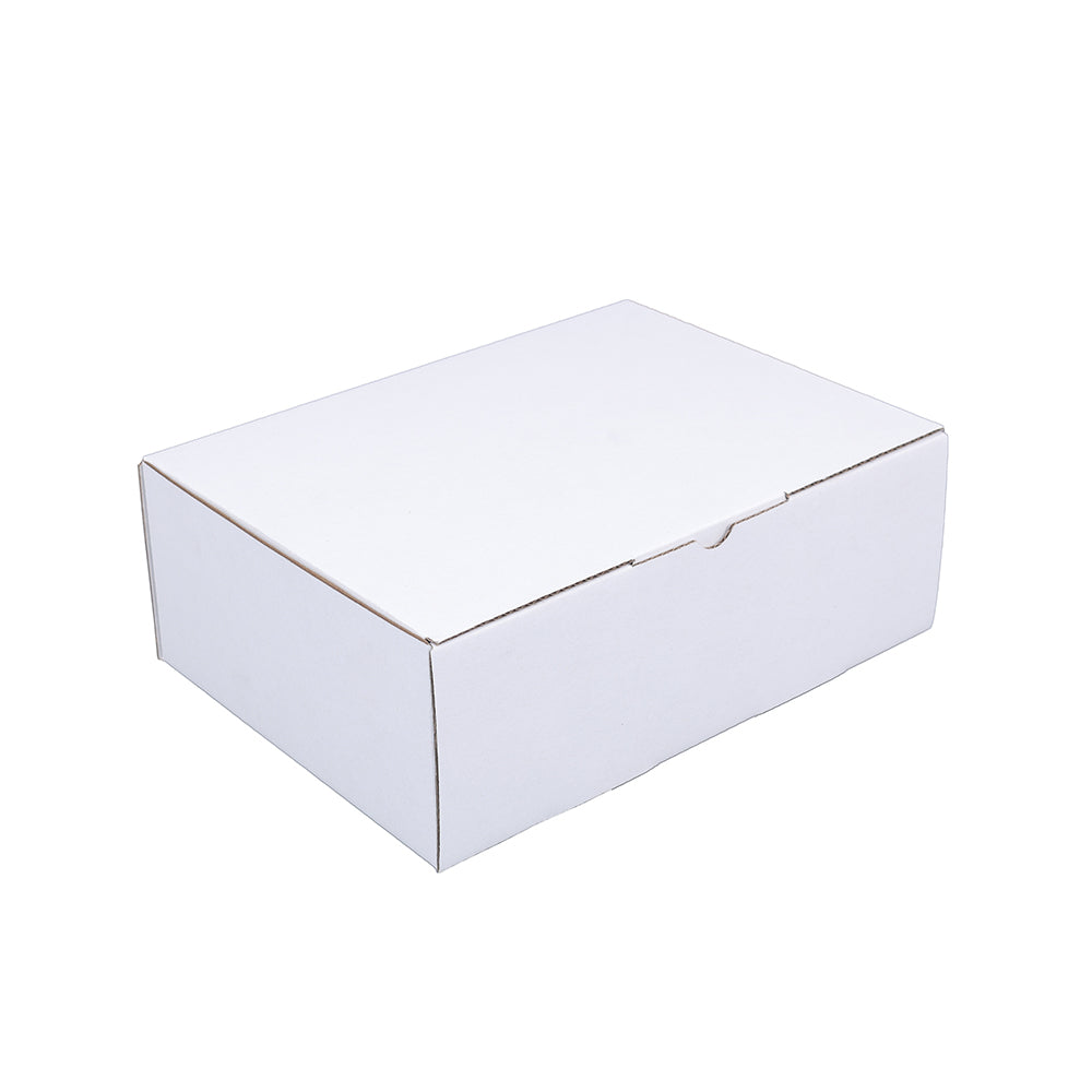 220 x 160 x 77mm A5 Die cut Full White Mailing Box B287