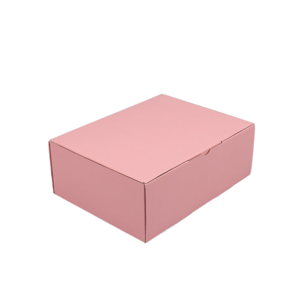 250 x 190 x 90mm Die cut Rose Pink Mailing Box B379