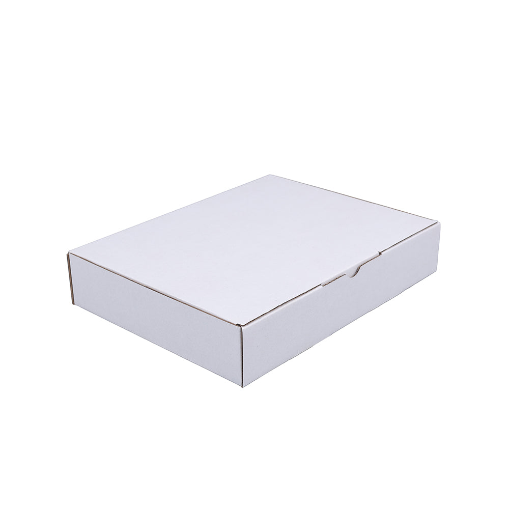 220 x 170 x 40mm Die cut White Mailing Box B250
