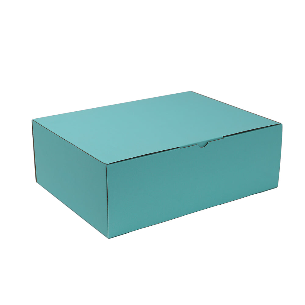 310 x 230 x 105mm A4 Die cut Mint Blue Mailing Box B325