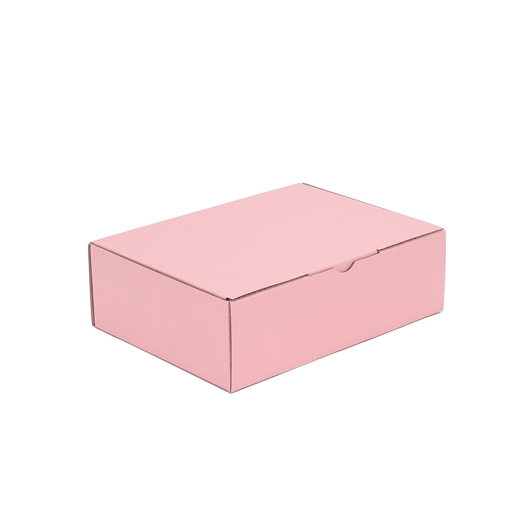 174 x 128 x 53mm Die Cut Rose Pink Mailing Box B282
