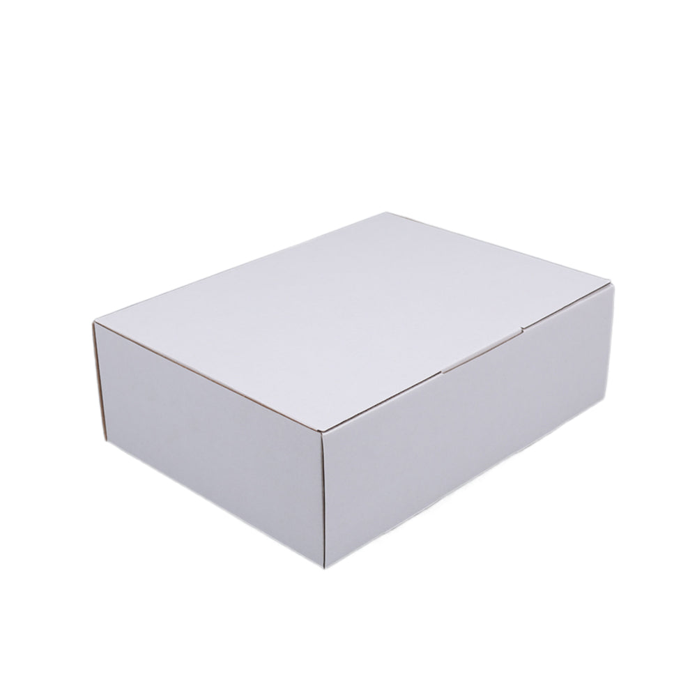280 x 212 x 90mm Die cut White Mailing Box B253