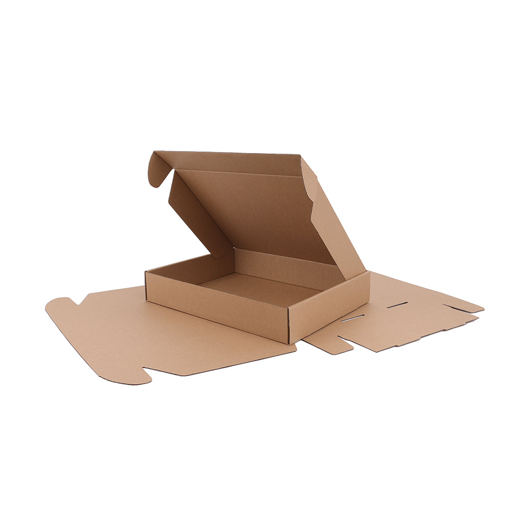 310 x 230 x 52mm A4 Tuck Front Brown Mailing Box B126