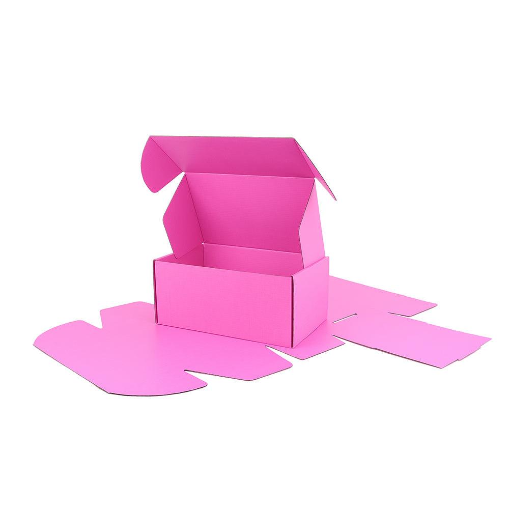 270 x 160 x 120mm Premium Tuck Full Hot Pink Mailing Box B264