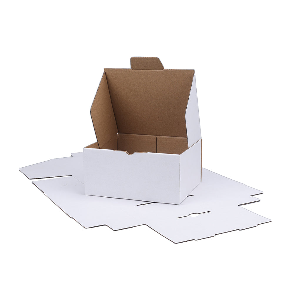 165 x 135 x 80mm Die cut White Mailing Box B218