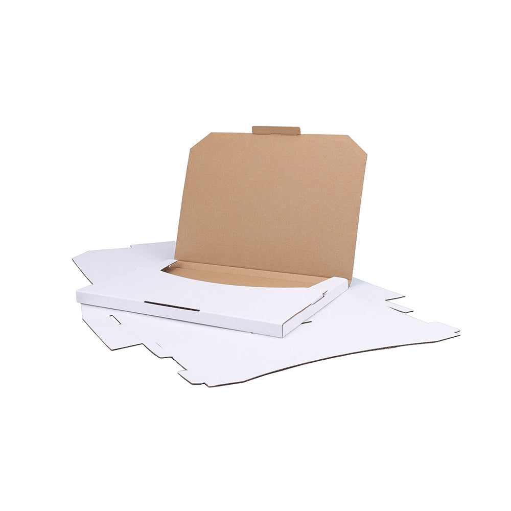 310 x 220 x 16mm A4 Superflat White Mailing Box B21