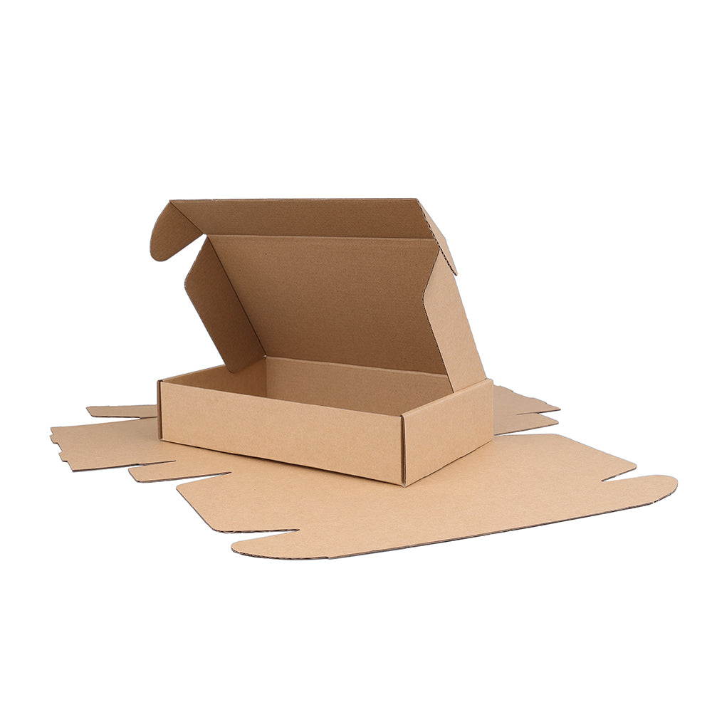 250 x 150 x 52mm Tuck Front Brown Mailing Box B120