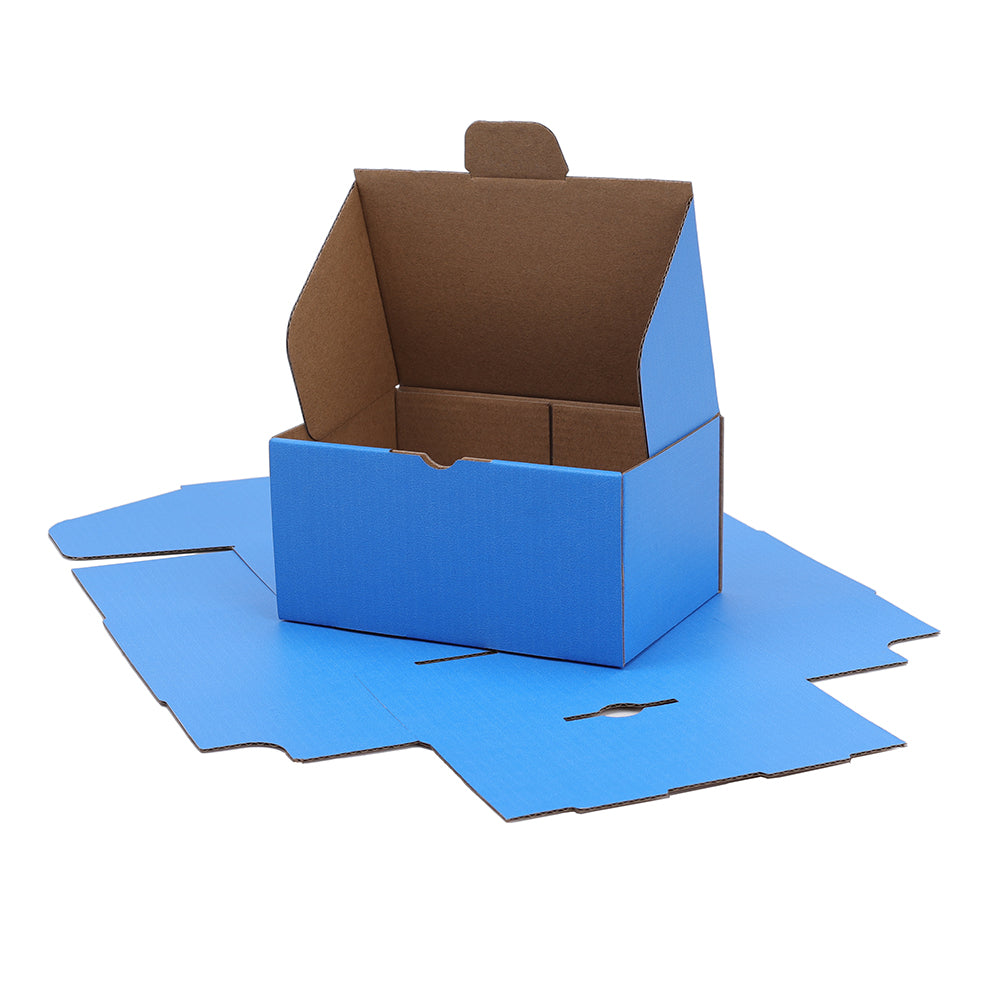 150 x 100 x 75mm Die Cut Blue Mailing Box B177