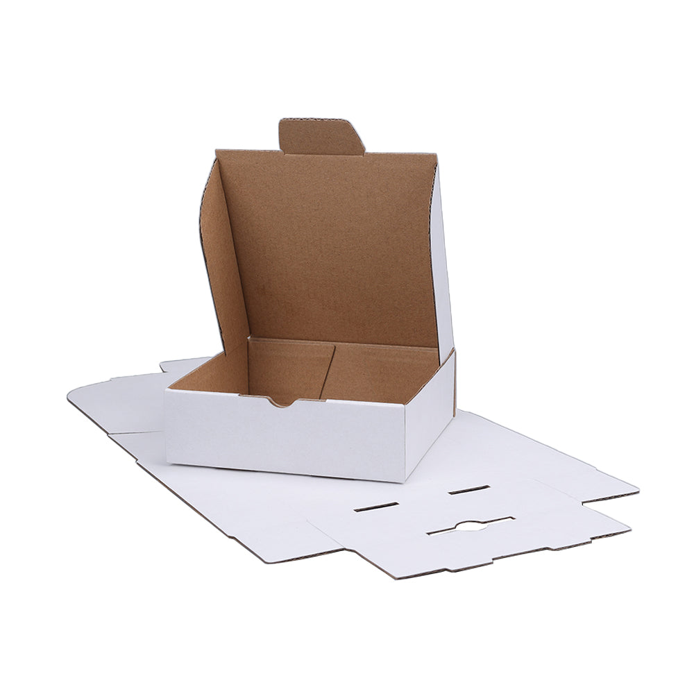 Mailing Box 130 x 130 x 40mm Die cut White B233