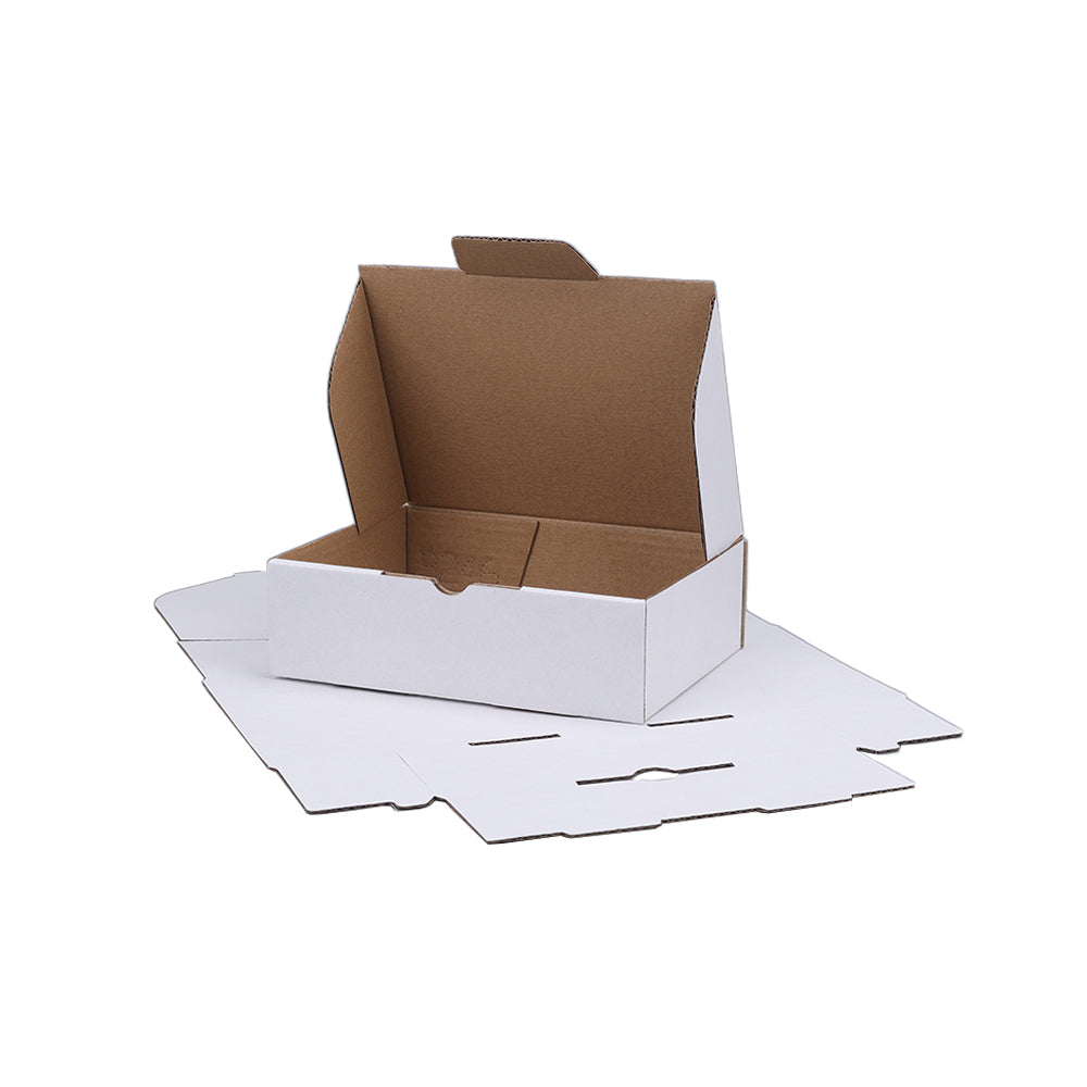 155 x 115 x 45mm Die-cut White Mailing Box B246