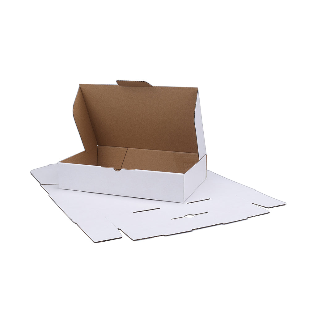 250 x 158 x 50mm Die cut White Mailing Box B226