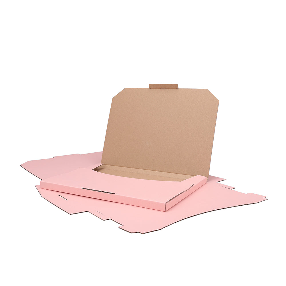 310 x 220 x 16mm A4 Superflat Rose Pink Postal Box B448