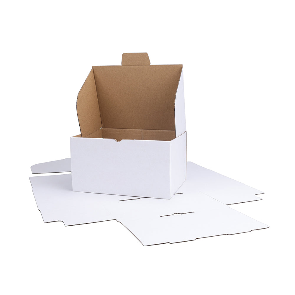 220 x 160 x 120mm A5 Die cut White Mailing Box B225