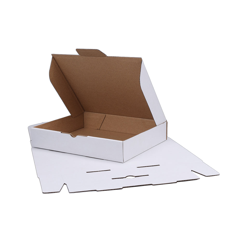 200 x 165 x 35mm Die cut White Mailing Box B39