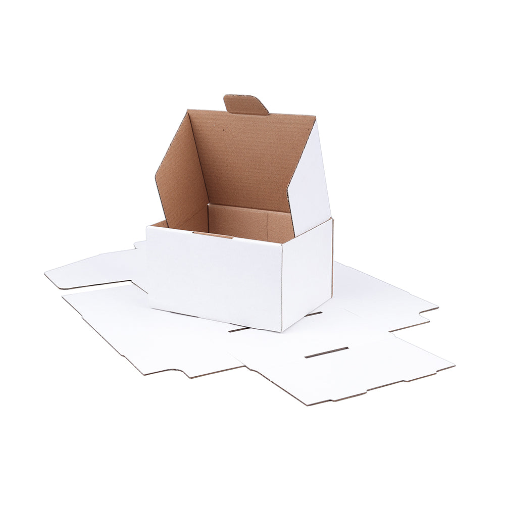 Mailing Box 132 x 100 x 75mm Die cut White B116