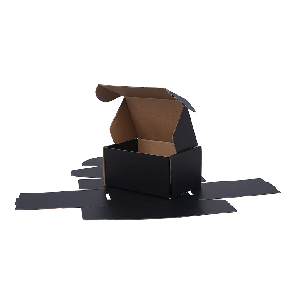 150 x 100 x 75mm Premium Tuck Full Black Mailing Box B274