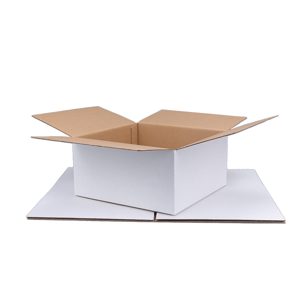 215 x 215 x 110mm Regular White Mailing Box B204