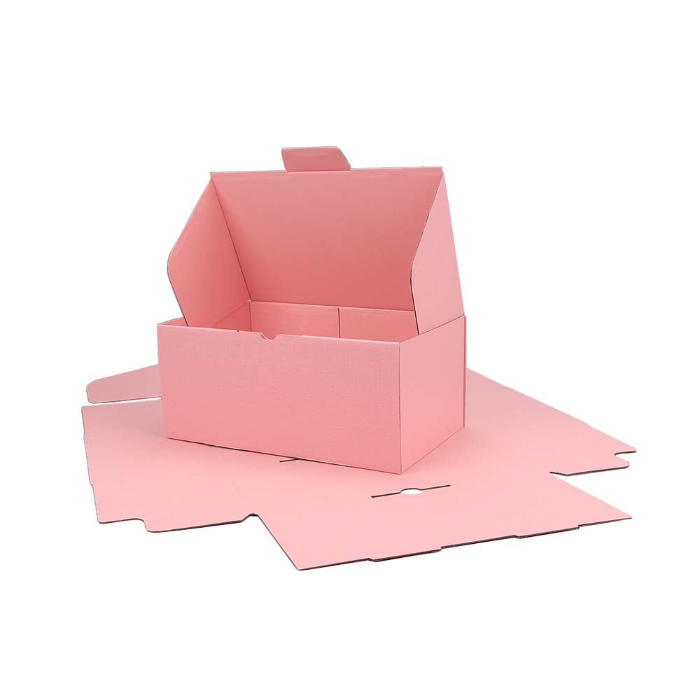 270 x 160 x 120mm Die cut Full Rose Pink Mailing Box B26