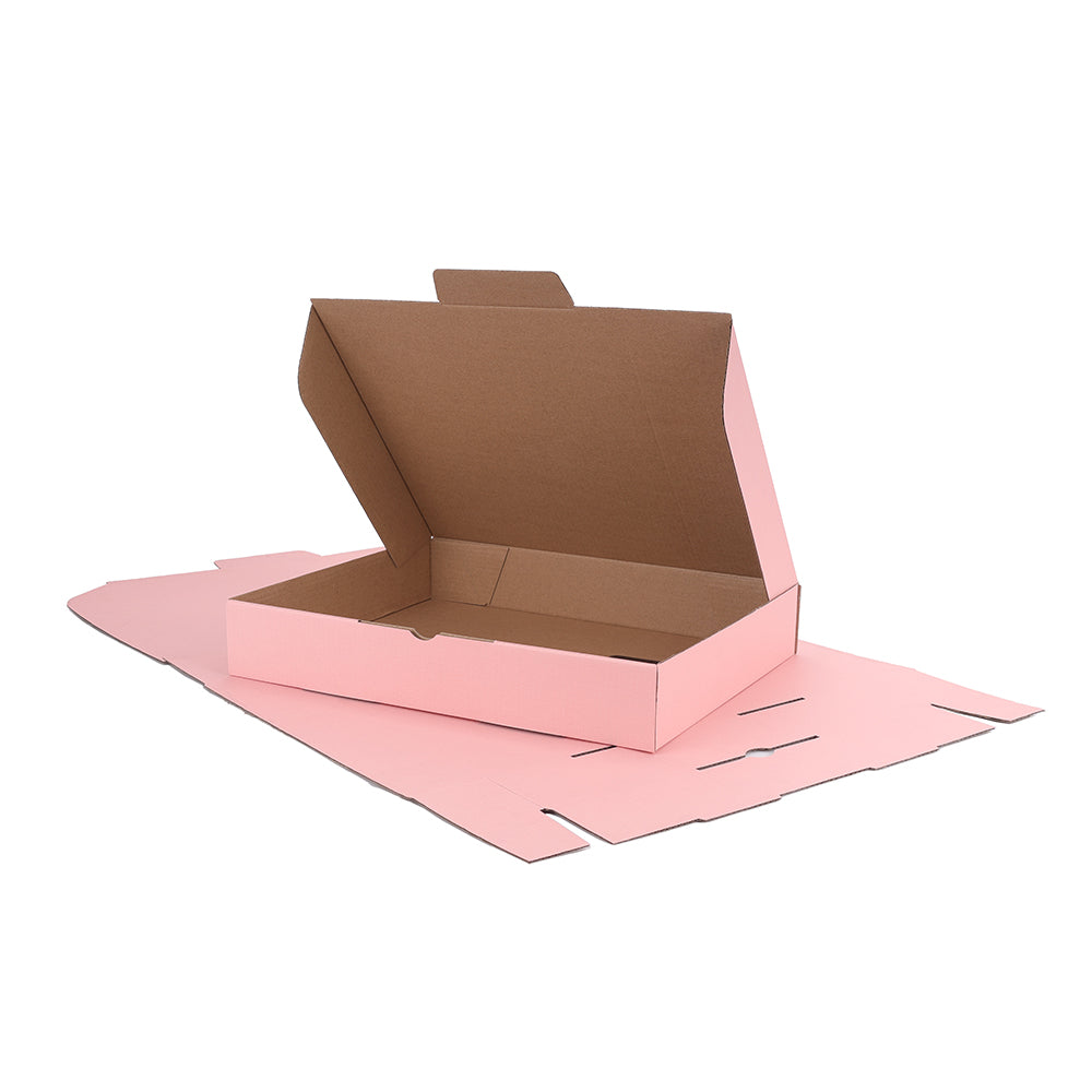 310 x 250 x 50mm Die cut Rose Pink Mailing Box B382