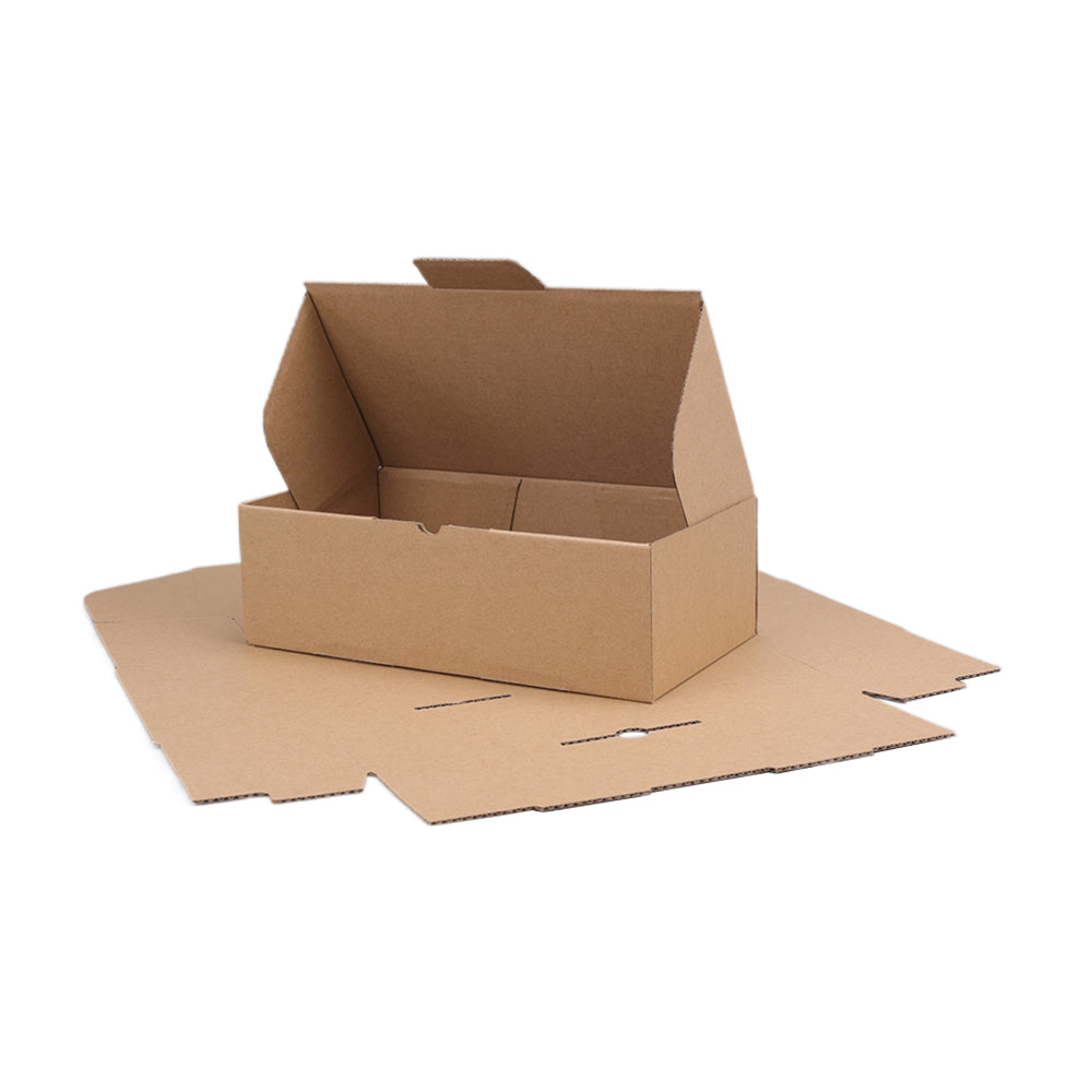 240 x 125 x 75mm Die cut Brown Mailing Box B66