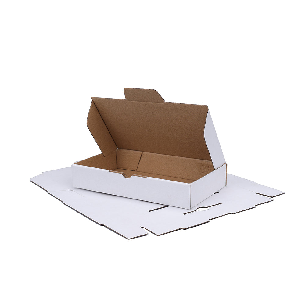 180 x 100 x 30mm Die cut White Mailing Box B127