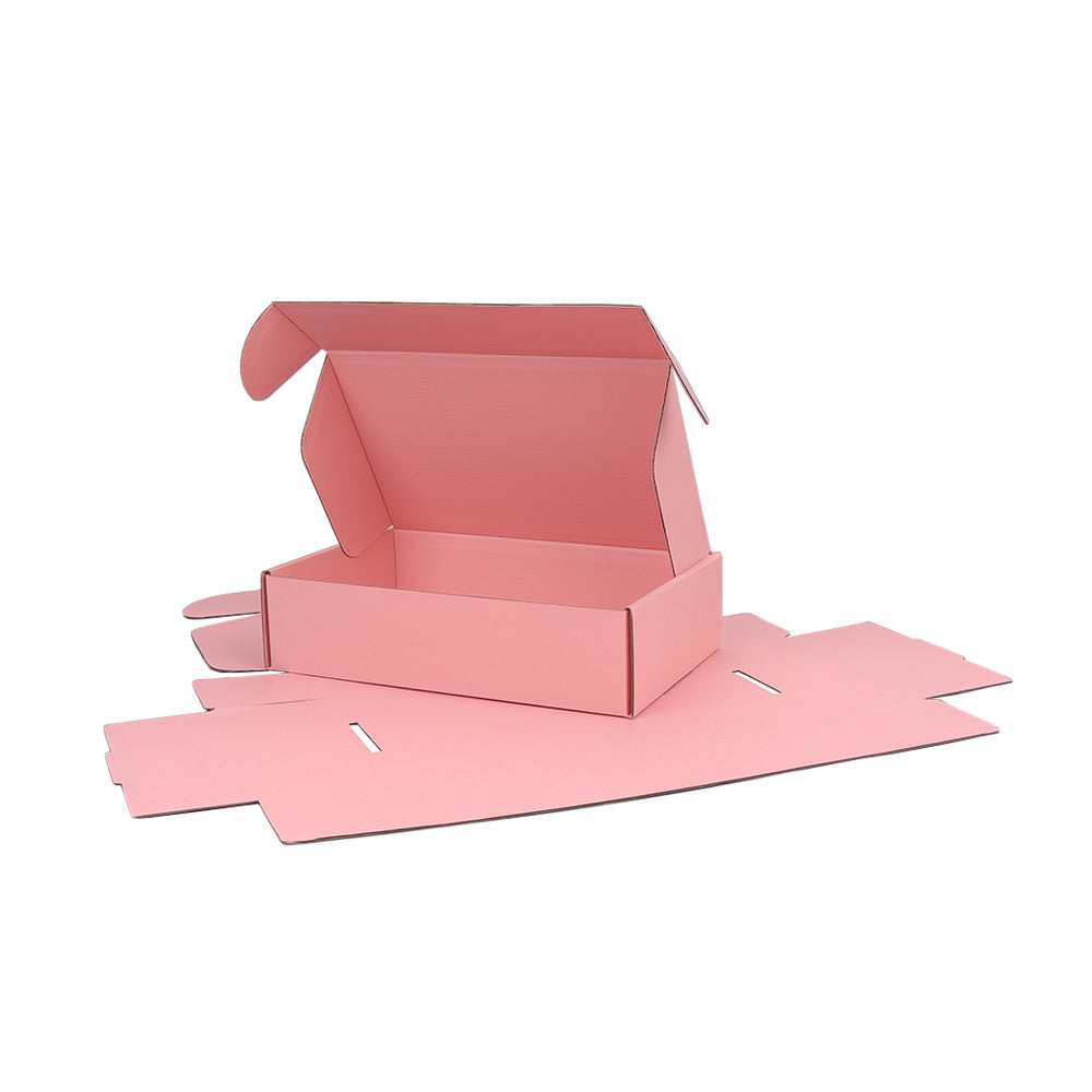 240 x 150 x 60mm Premium Tuck Full Rose Pink Mailing Box B358