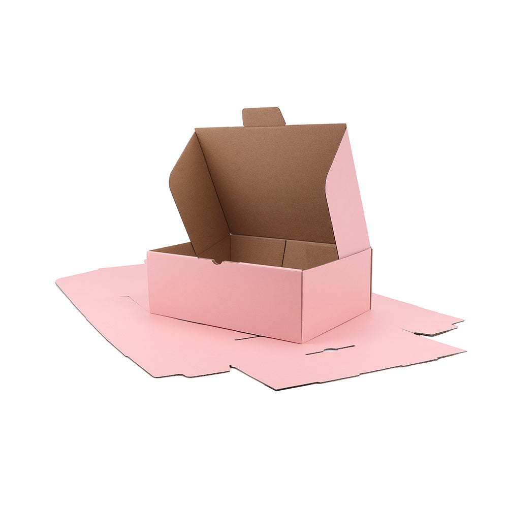 270 x 200 x 95mm Die cut Rose Pink Mailing Box B320