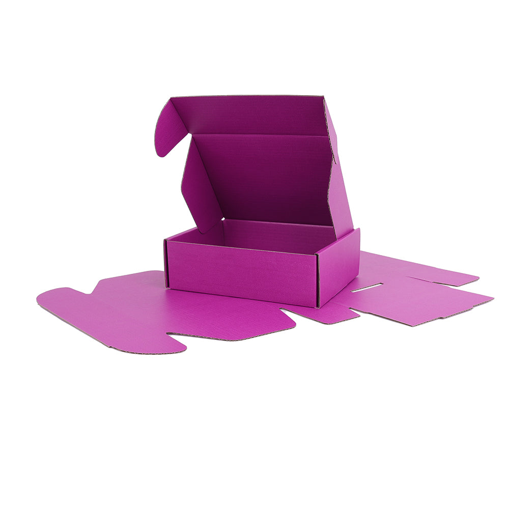 174 x 128 x 53mm Premium Tuck Full Purple Postal Box B265