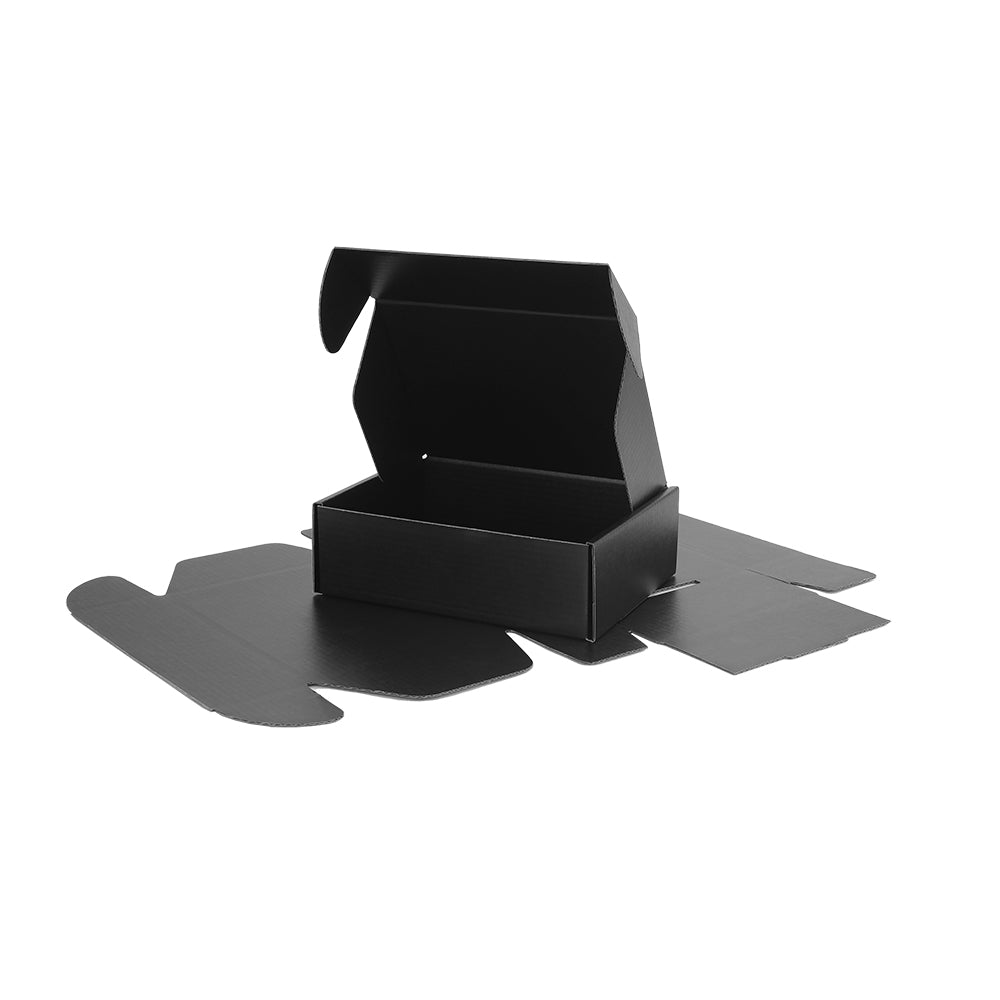 174 x 128 x 53mm Premium Tuck Full Black Mailing Box B191