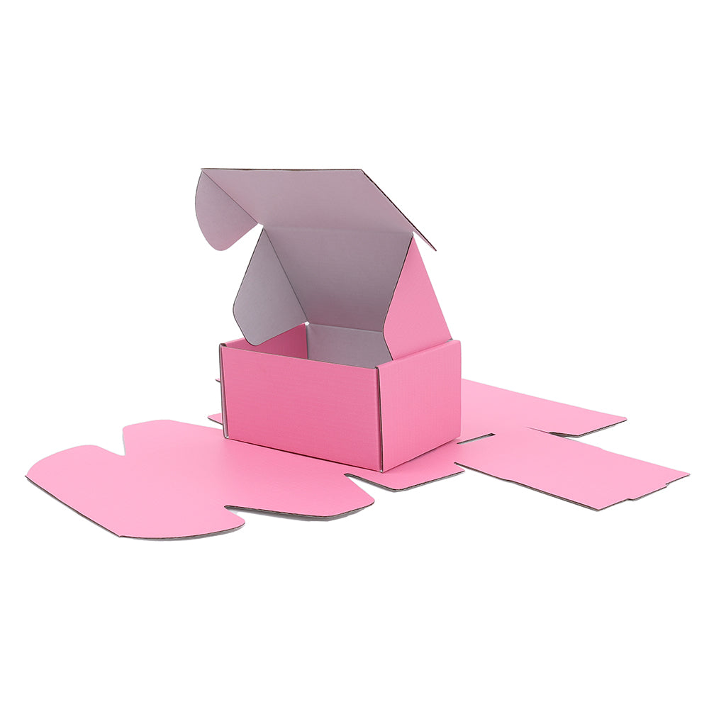 150 x 100 x 75mm Premium Tuck Hot Pink Mailing Box B400