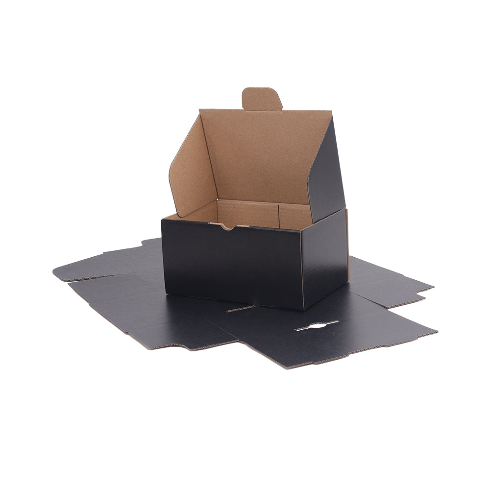 150 x 100 x 75mm Die Cut Black Mailing Box B54