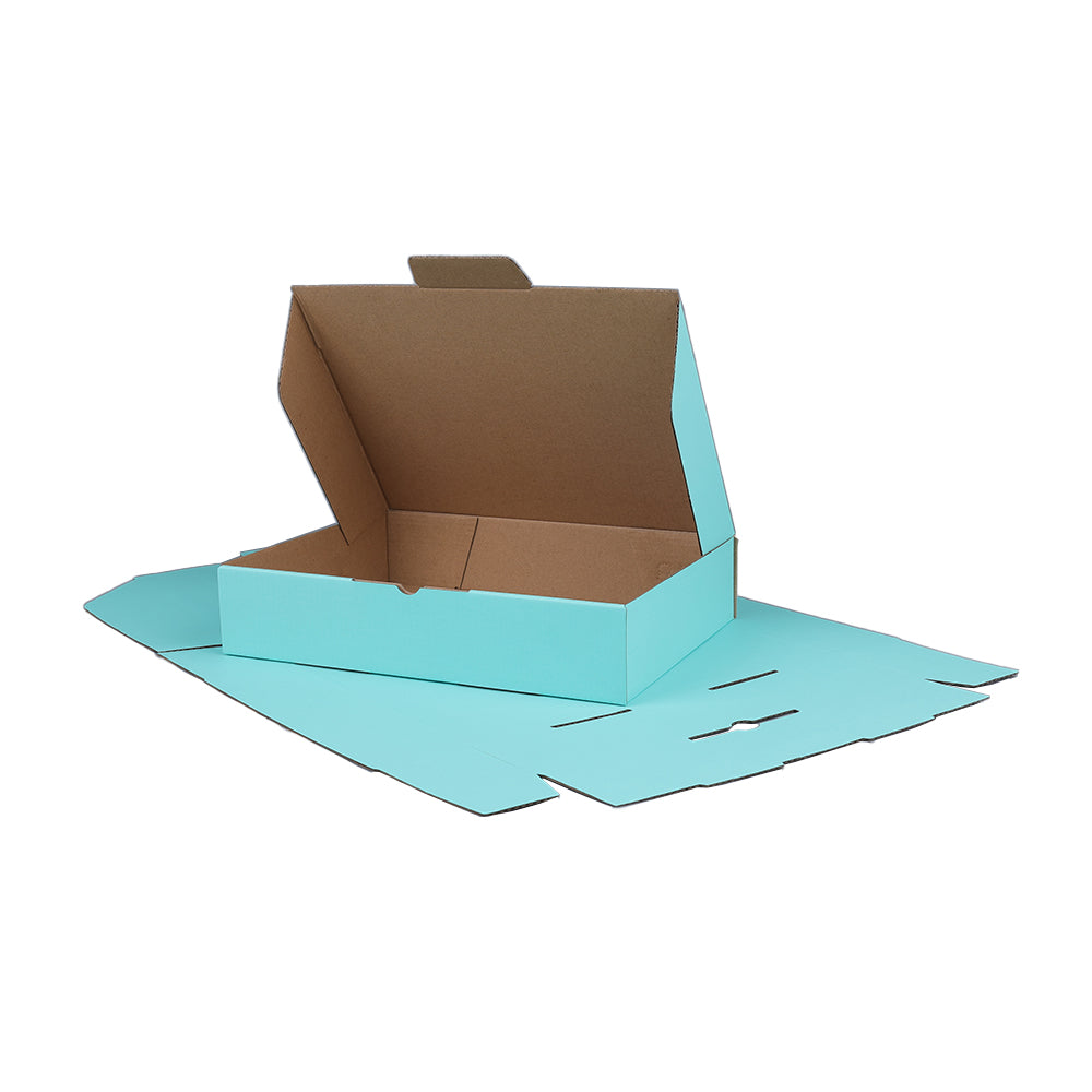270 x 200 x 55mm Die cut Mint Blue Mailing Box B378