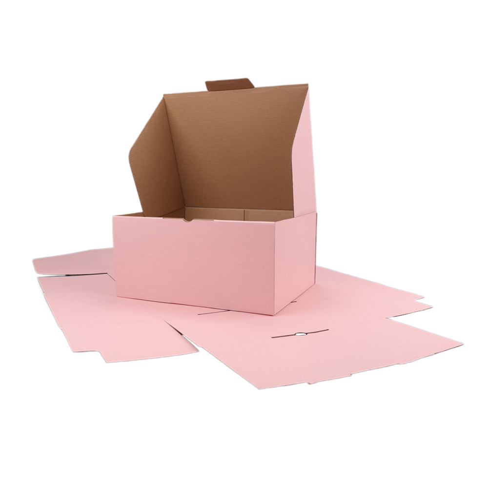 310 x 250 x 150mm A4 Die cut Rose Pink Mailing Box B326