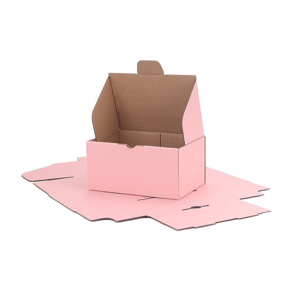 Die cut Mailing Box 150 x 100 x 75mm Rose Pink B281