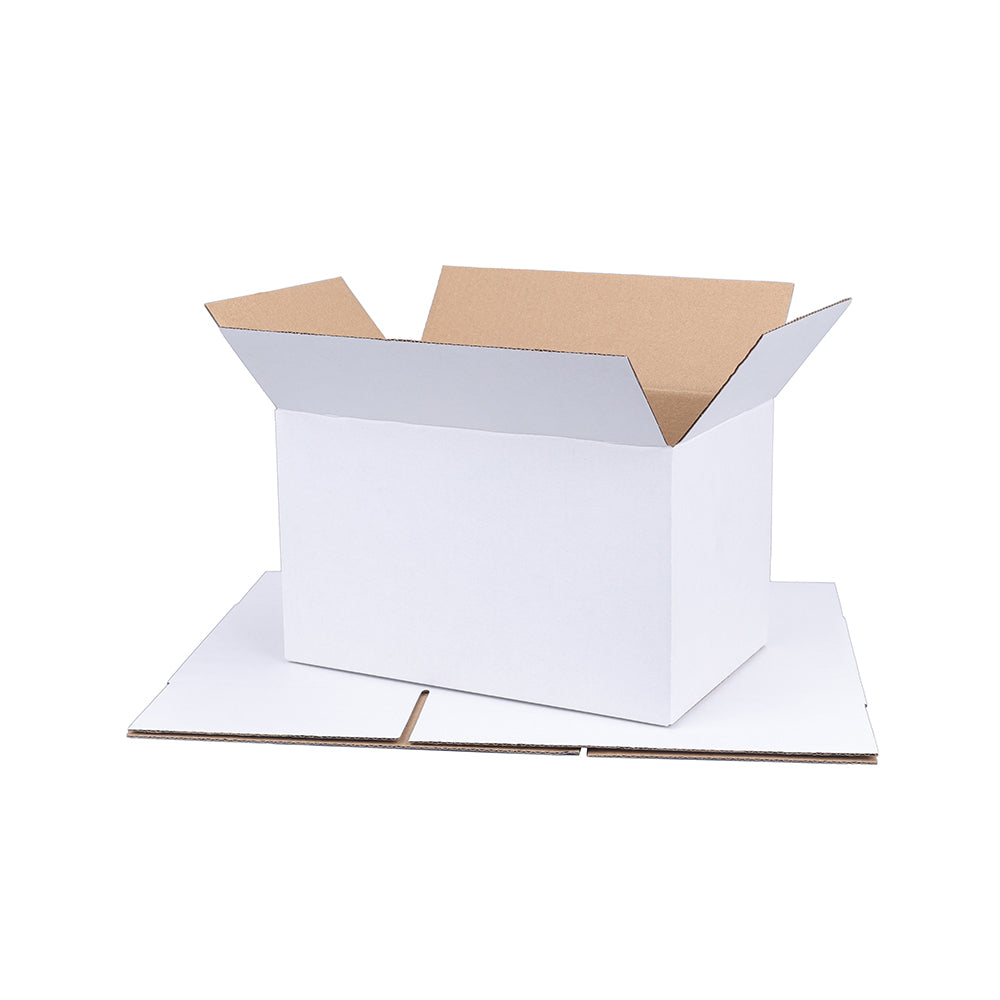 205 x 125 x 125mm Regular White Mailing Box B160