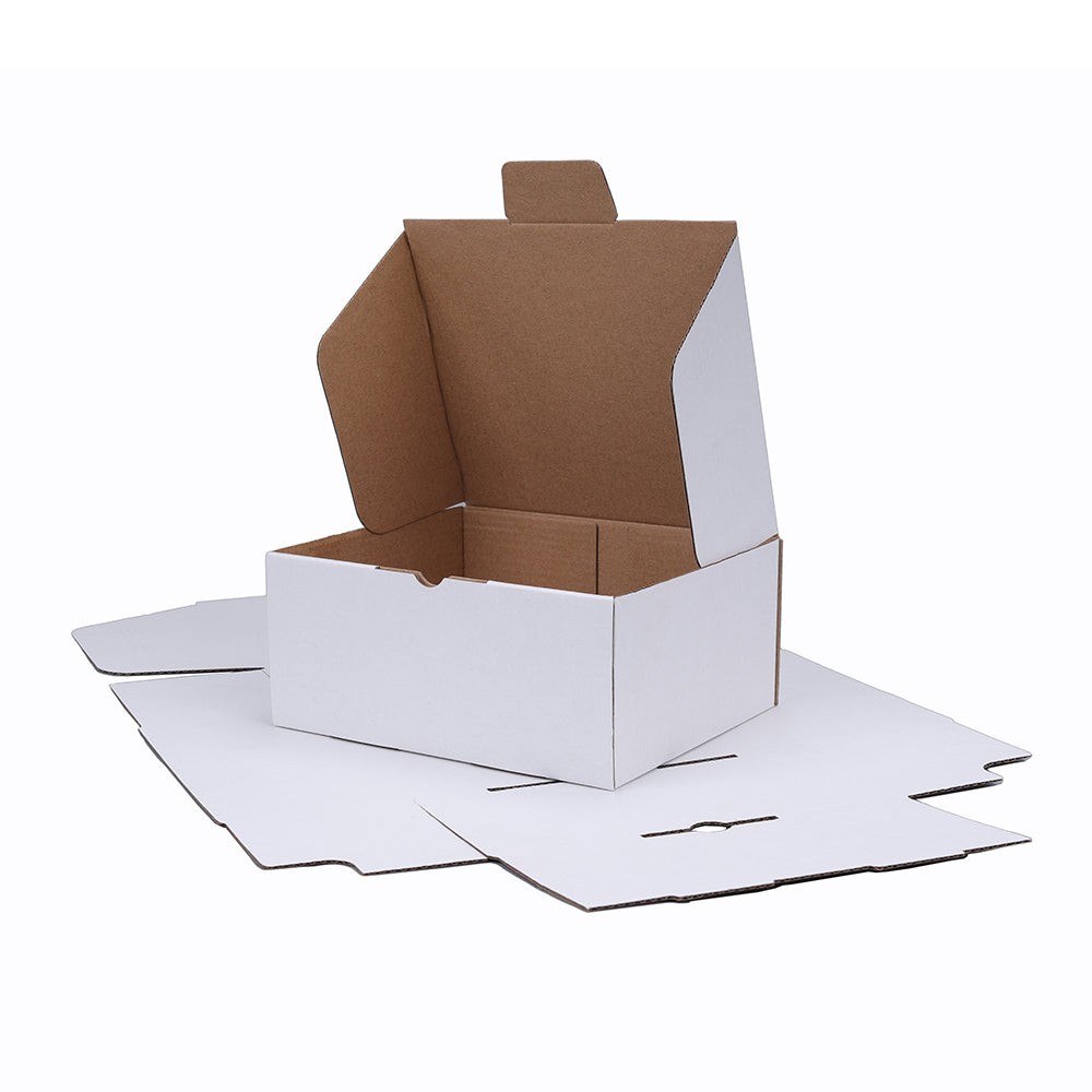 180 x 150 x 80mm Die cut White Mailing Box B247