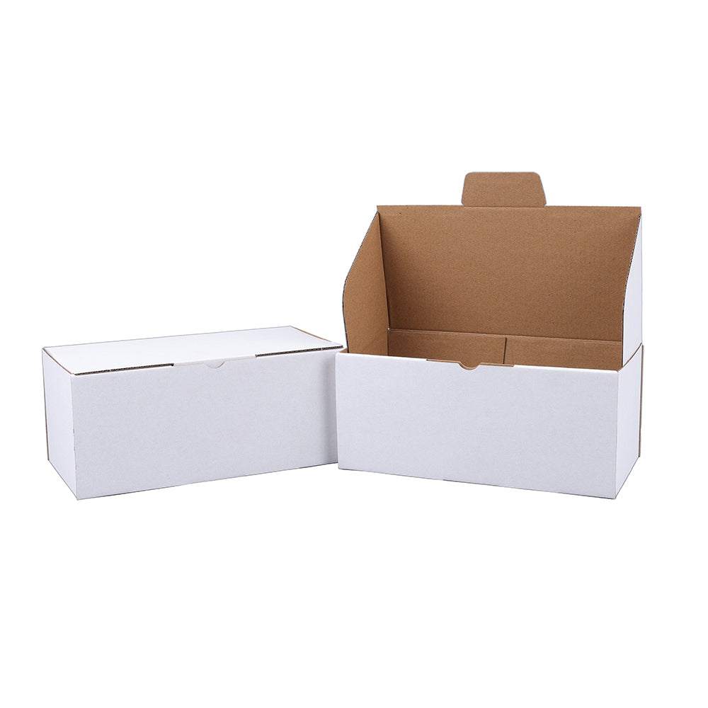 220 x 110 x 95mm Die cut White Mailing Box B147