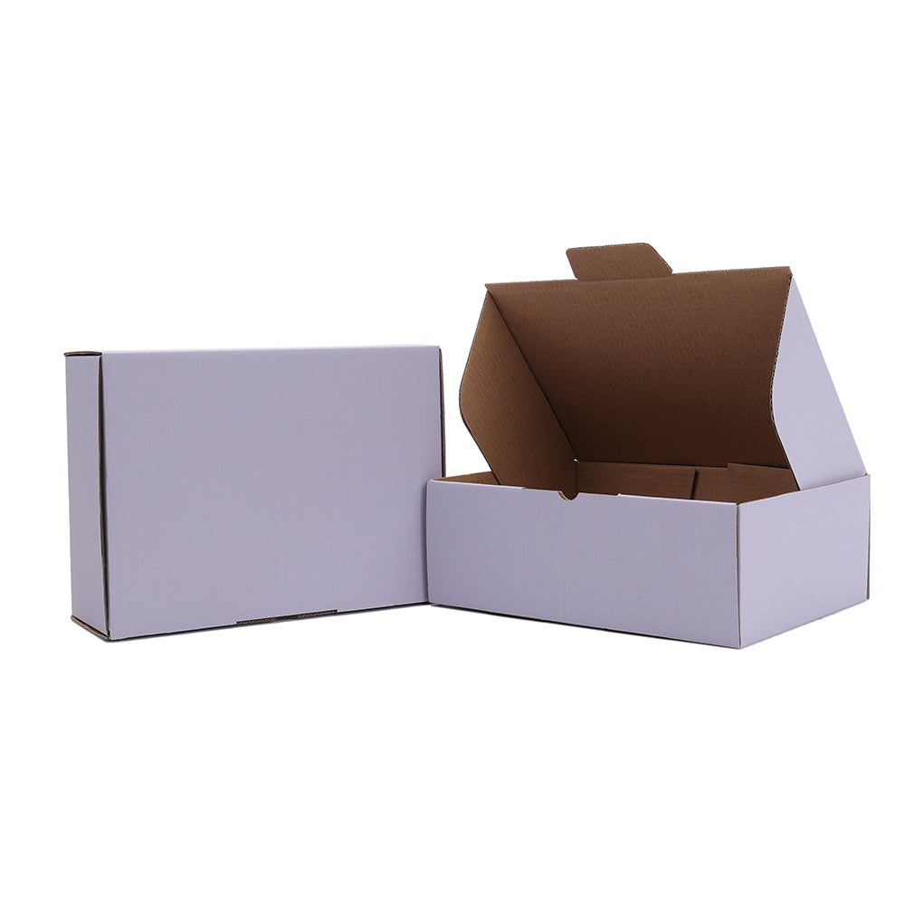 220 x 160 x 77mm A5 Die cut Modern Grey Mailing Box B374