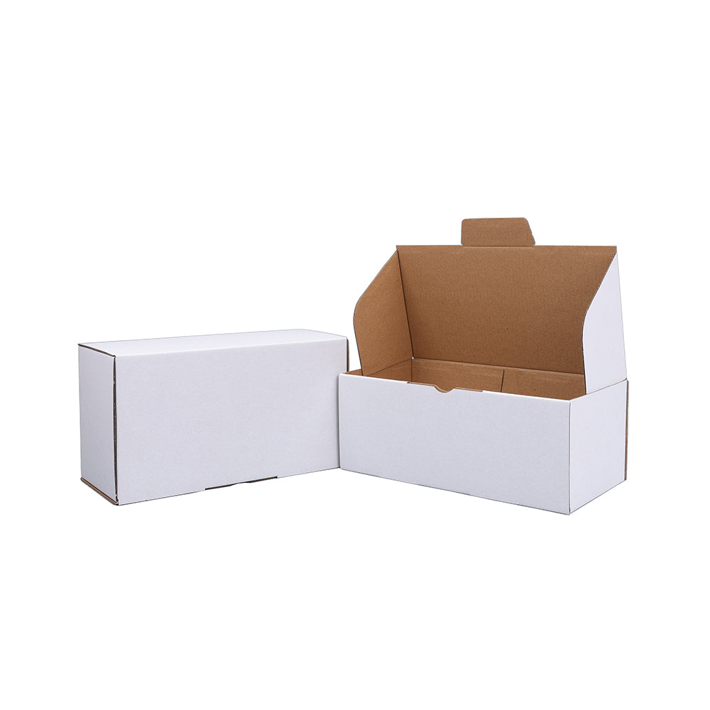 240 x 125 x 95mm Die cut White Mailing Box B152
