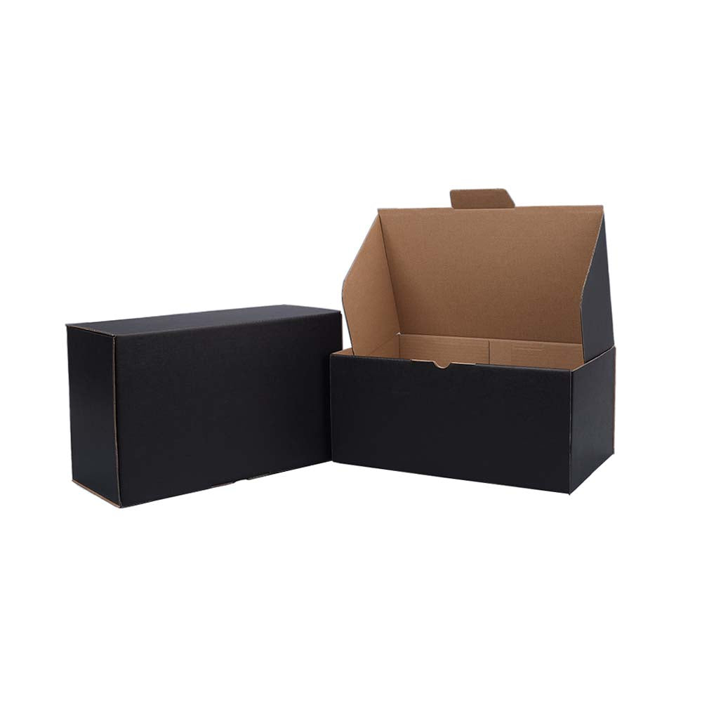 270 x 160 x 120mm Die-cut Black Mailing Box B164