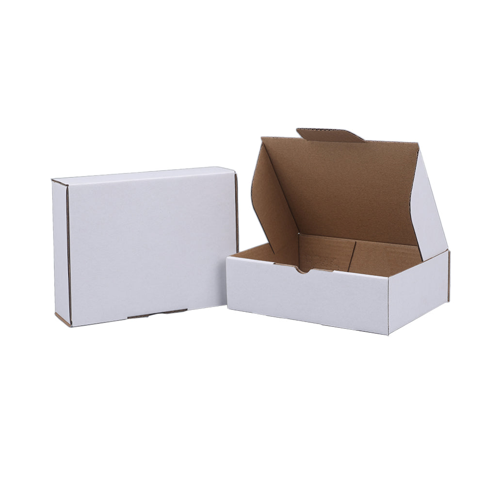 155 x 115 x 45mm Die-cut White Mailing Box B246