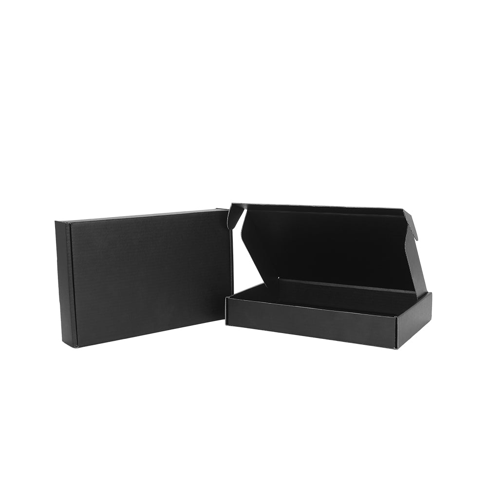 220 x 145 x 35mm Premium Tuck Full Black Mailing Box B192