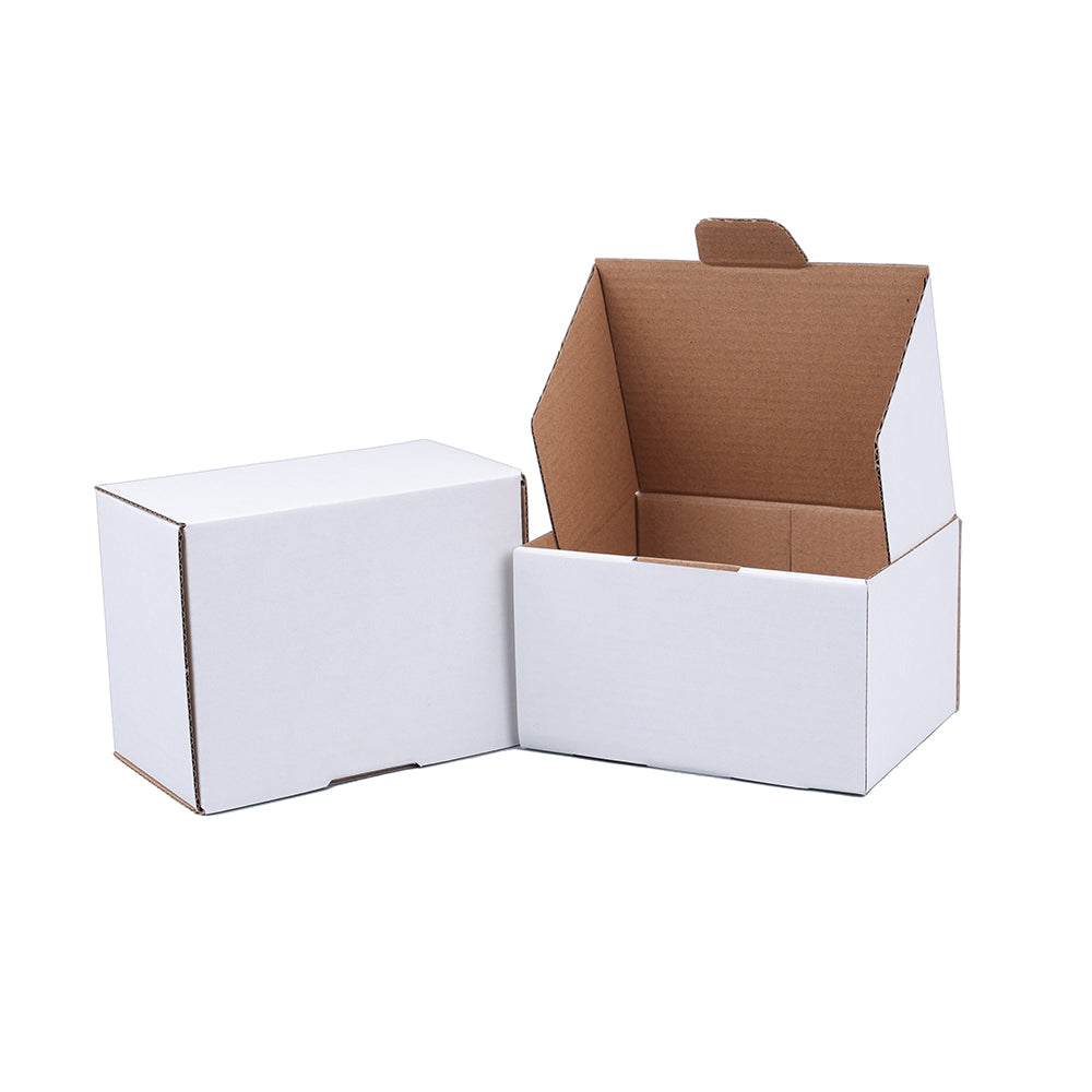 Mailing Box 132 x 100 x 75mm Die cut White B116