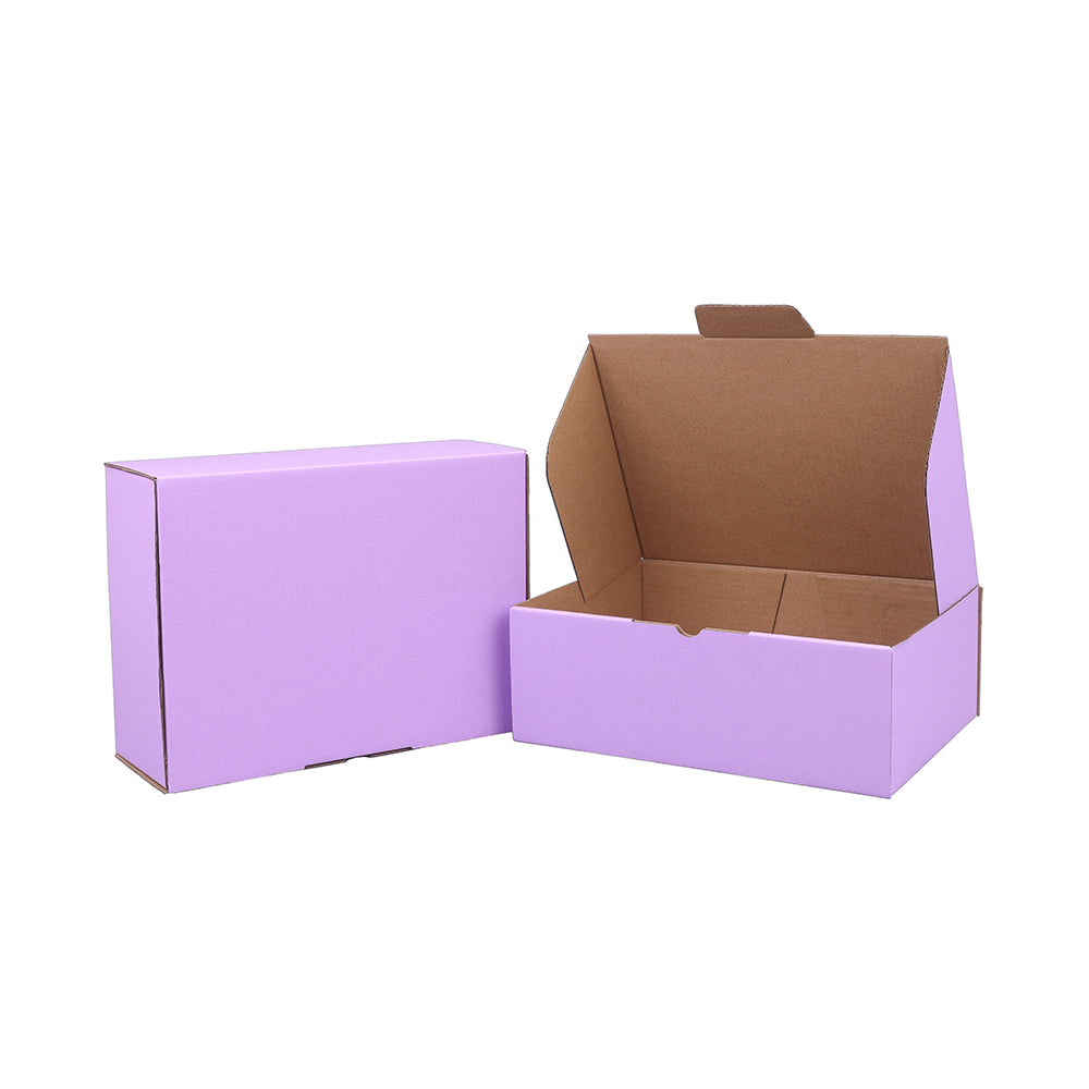 220 x 160 x 77mm A5 Die cut Lavender Mailing Box B389