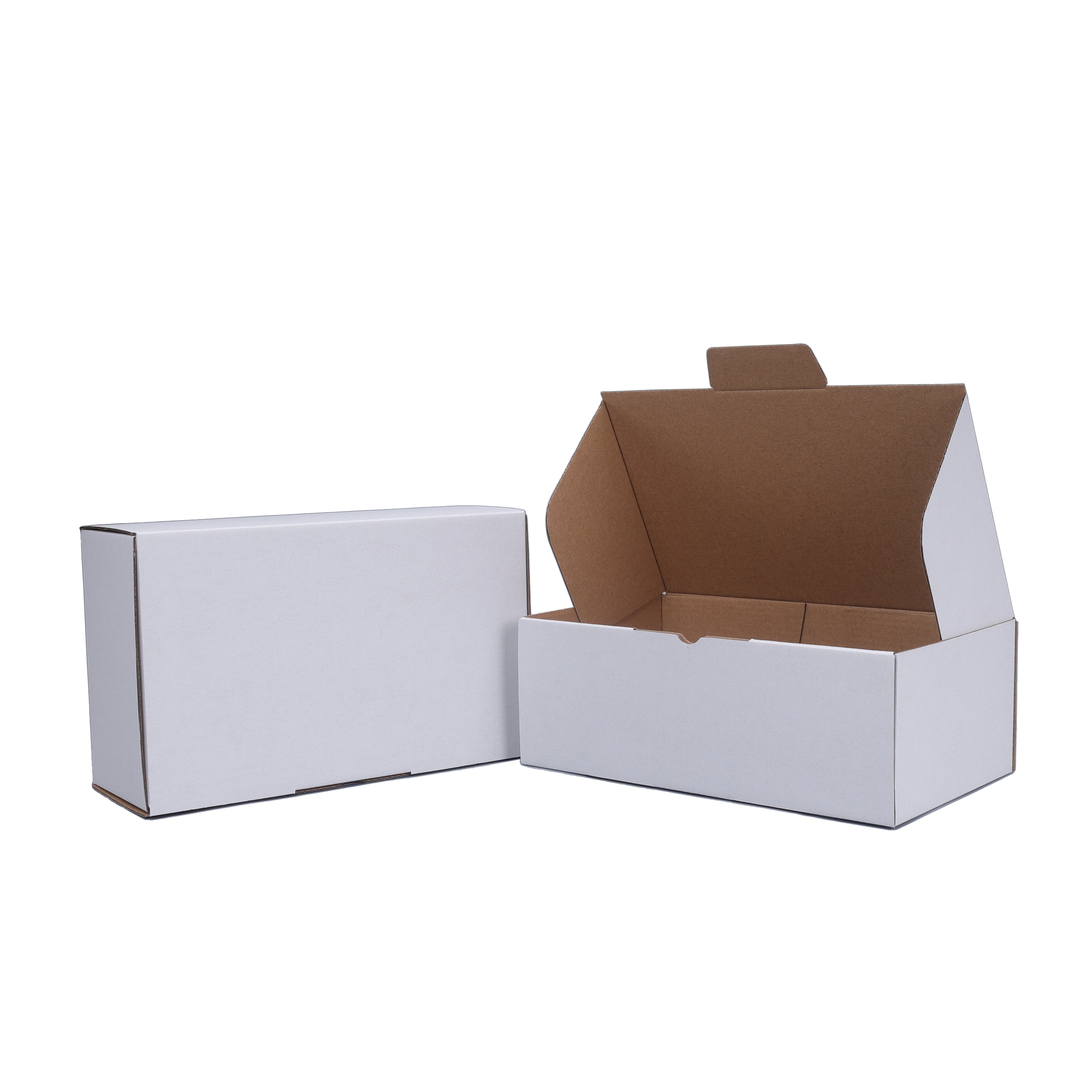250 x 100 x 60mm Die cut White Mailing Box B251