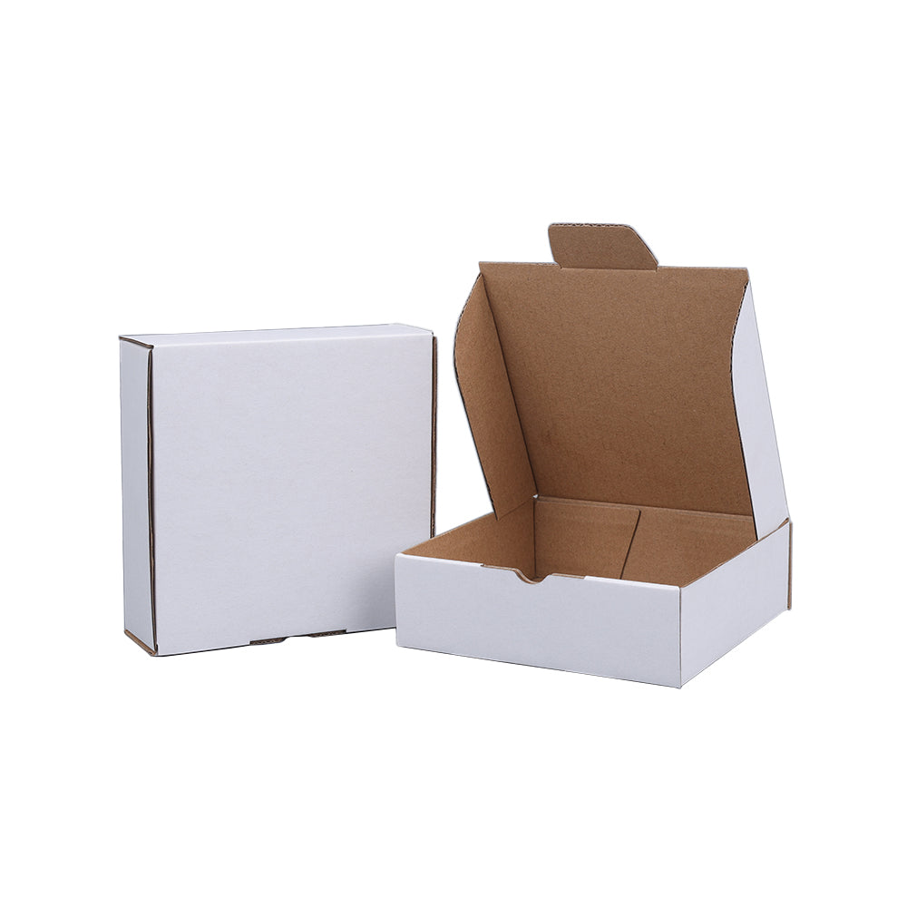 Mailing Box 130 x 130 x 40mm Die cut White B233