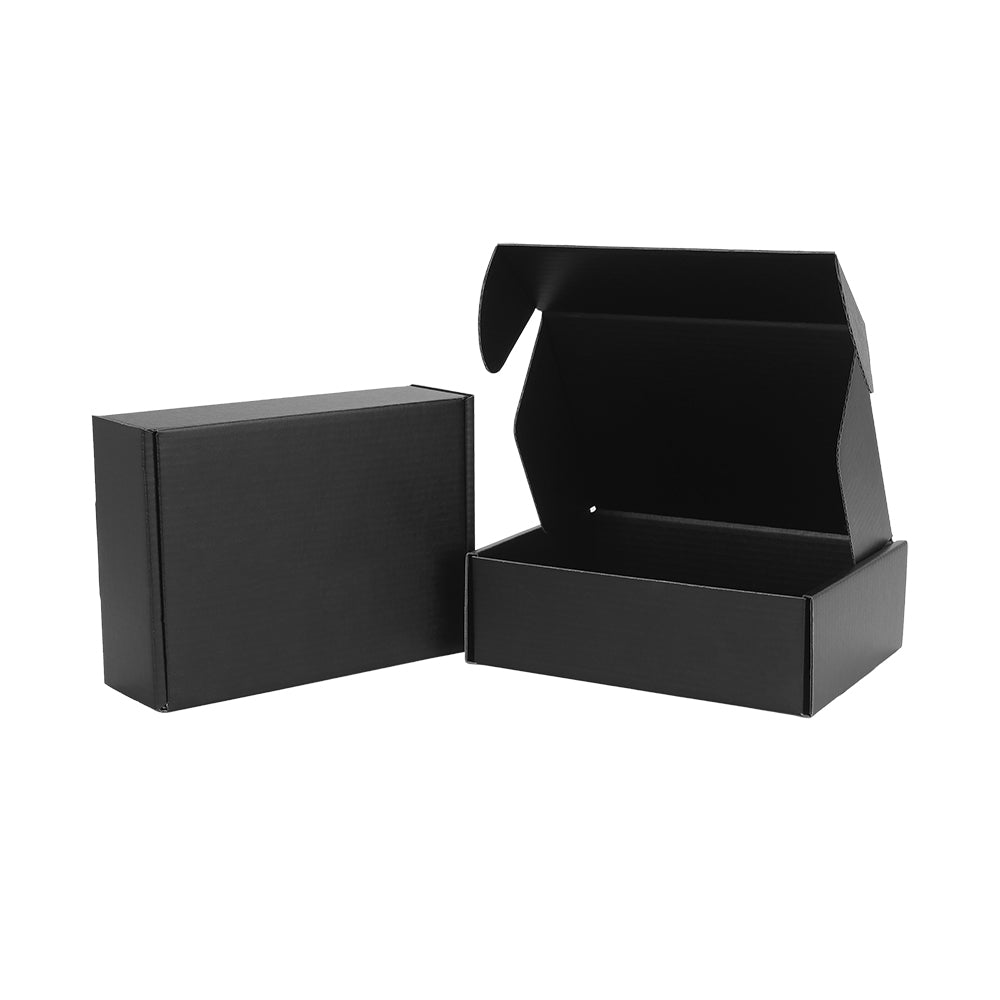 174 x 128 x 53mm Premium Tuck Full Black Mailing Box B191