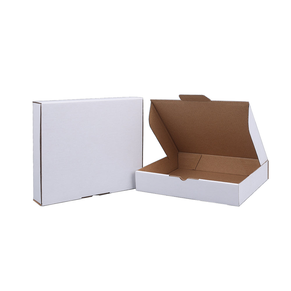 200 x 165 x 35mm Die cut White Mailing Box B39