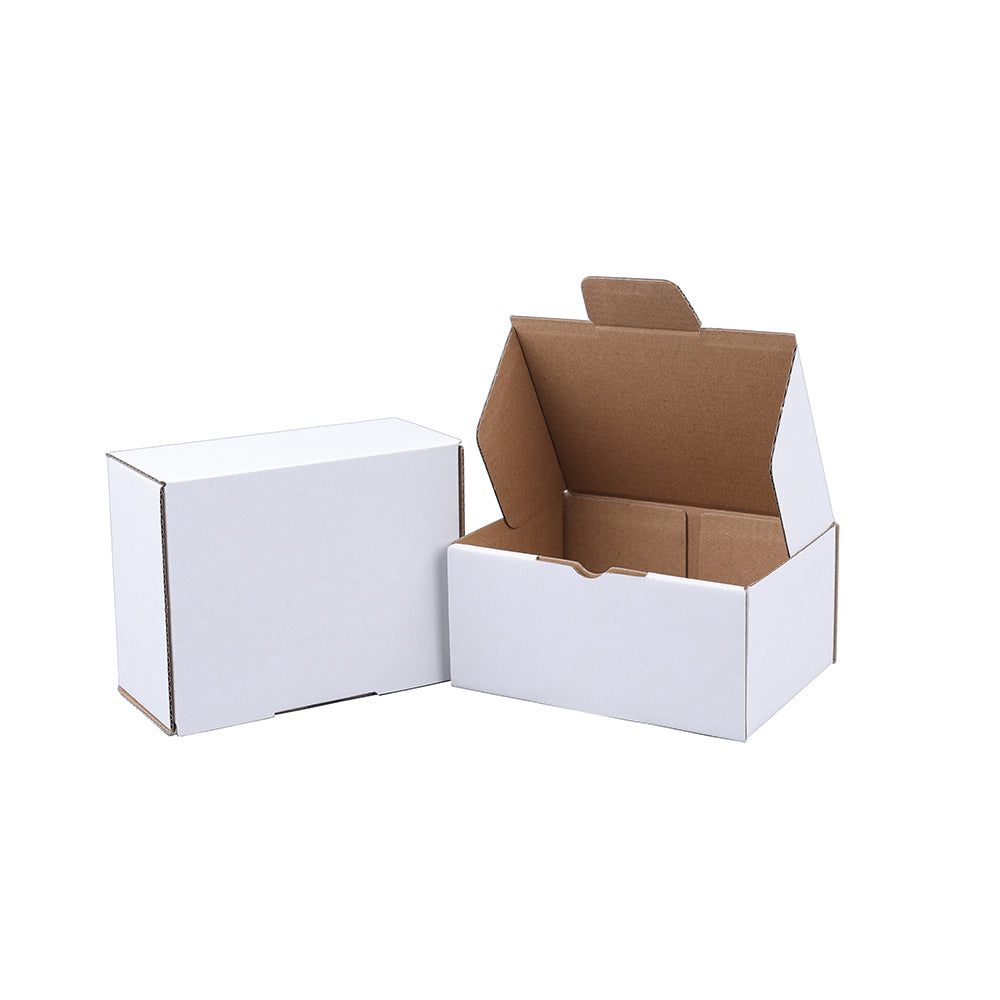Die cut Mailing Box 128 x 97 x 60mm White B115